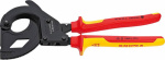 Knipex  95 36 315 A Ratschen-Kabelschneider Geeign