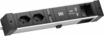 Bachmann 941.004 Tischsteckdose 2fach Schwarz GST1