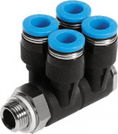 FESTO Verteiler 186246 QSLV4-G1/8-8    Rohr-d: 8 m