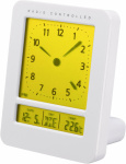Renkforce KW-9270 Funk Wecker Weiss Alarmzeiten 2