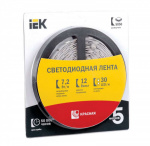Лента светодиодная LED LSR-5050R30-7.2-IP20-12V 7Вт/м красн. (уп.5м) ИЭК LSR2-6-030-20-1-05