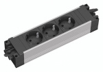 Bachmann 336.039 Steckdosenleiste ohne Schalter  A