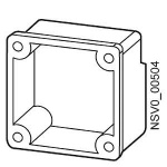 Siemens BVP:203257 Adaptergehaeuse