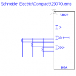 29070 Schneider Electric trip unit - STR22SE 100 A 3 poles 3d / NS100