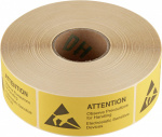 ESD-Warnschild 1000 St. Gelb, Schwarz (L x B) 75 m