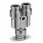 KQG2U12-00 SMC KQG2U-00, Stainless Steel 316, One-touch Fitting, Union Y