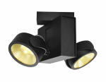 LI1001431 Schrack Technik TEC KALU CW, LED Indoor Leuchte, double, schwarz, 24°, 3000K
