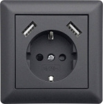 LEDmaxx USB1003 1fach Unterputz-Steckdose  mit USB