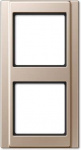 Jung 2fach Rahmen   Champagner A582CH