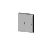 SCE-90XM7818G Saginaw 2DR XM Enclosure / ANSI-61 gray powder coating inside and out. Sub-panels are galvanized.