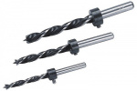 Wolfcraft 2730000 Holz-Spiralbohrer-Set 3teilig 6
