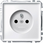 Merten   Steckdose Antik Polarweiss MEG2500-4019