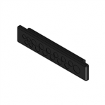 50576 Icotek KEL-DP-E 112|16 bk / Cable entry plate, pluggable, for wall thickness 1.5 - 2.5 mm, IP64