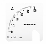 MGS17100A Schrack Technik Wechselskala, 72x72mm, 100A DC