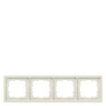 Siemens 4fach Rahmen  Delta Metallic 5TG13241