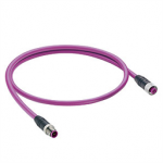 57771 Lumberg M12, 5P Profibus signal cable, B coding