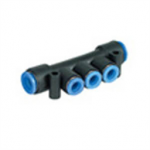 KM13-04-06-3 SMC KM13, One-touch Fittings Manifold Series - Port A One-touch Fitting, Port B One-touch Fitting