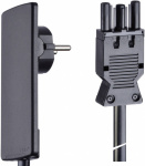 EVOline 151000152100  Netzkabel  Schwarz 1.50 m
