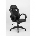 Кресло игровое Кресло BN_Hg_EChair-653 TPU кожзам черный, пластик черный