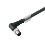 1059651000 Weidmueller Sensor-actuator Cable (assembled) / Sensor-actuator Cable (assembled), One end without connector, M12, No. of poles: 4, Cable length: 10 m, pin, 90°