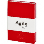 Ежедневник Космос. Agile-ежедневник для личного развития (красная обложка)