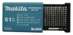 Makita  P-70144 Bit-Set 61teilig Schlitz, Kreuzsch