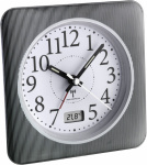 TFA 60.1502.10 Funk Wecker Grau, Weiss Alarmzeiten