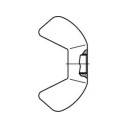 TOOLCRAFT  1060578 Fluegelmuttern M12     88215 Ede