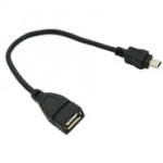 Переходник REXANT (18-1181) OTG mini USB на USB/0,15M/черный