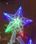 Фигура светодиодная "Звезда" на елку RGB 10LED 17см Neon-Night 501-002