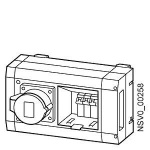 Siemens BVP:660867 Abgangskasten   Lichtgrau   16