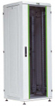 Шкаф сетевой 19дюйм LINEA N 42U 600х800мм сетевой стекл. передняя дверь сер. ITK LN35-42U68-G