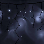 Гирлянда Айсикл (бахрома) 5.6х0.9м 24В 240LED бел. провод черн. каучук Neon-Night 255-345