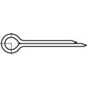 TOOLCRAFT Splinte 80 mm Edelstahl A2  250 St.