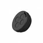 50533 Icotek KEL-DP 25|4 A bk  / Cable entry plate, round, pluggable, for wall thickness 1.5 - 2.5 mm, IP65