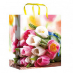 Пакет подарочный ламинированный цветы 10 шт/уп 220х310х100 ML7066-70