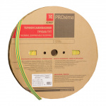 Трубка термоусадочная тонкостен. 2/1 жел. (уп.200м) EKF tut-2-yg