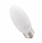 Лампа светодиодная ECO C35 5Вт свеча 3000К тепл. бел. E27 450лм 230-240В ИЭК LLE-C35-5-230-30-E27