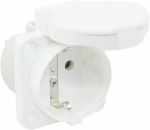PCE 105-0ww  Anbau-Steckdose   IP44 Weiss