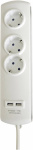 GAO EMP303-USB Steckdosenleiste ohne Schalter 3fac
