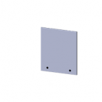 SCE-STWSSBTD Saginaw Door / S.S. Blank Slope Top Workstation /  Stainless Steel is #4 Brushed.