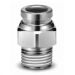 KQB2H11-N03S SMC KQB2H, Metal One-touch Fitting, Inch Size UNF NPT, Male Connector