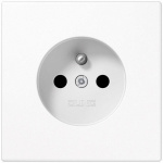 Jung 1fach Einsatz Steckdose  Alpinweiss LS 1520 FK