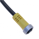 MINP-14FP-5M Mencom PUR Cable - 22 AWG - 300 V - 1/6A / 14 Poles Female Straight Plug 16.4 ft