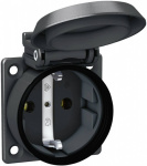 ABL Sursum 1561000  Einbau-Steckdose   IP54 Schwar