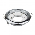 Светильник встраиваемый GX53R-standard металл под лампу GX53 230В хром IN HOME 4690612008424