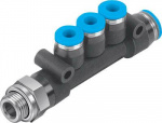 FESTO Verteiler 186218 QST3-G1/4-8-6    Rohr-d: 8