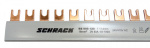 BS990129 Schrack Technik Gabel-Einzelverschienung U-4-L1+L3 16mm², 1m