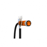 AA021 Autosen M8 sensor cable, straight, 10 m, PUR, 4 poles / PUR cable, 4 x 0.25 mm? (32 x O 0.1 mm), O 3.7 mm, halogen free / Protection IP 65 / IP 67 / IP 68 / IP 69 K