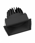 Светильник светодиодный SPOT SQUARE DARKLIGHT ДВО 8Вт 3000К 650Лм IP20 черн. квадрат LEDVANCE OSRAM 4058075114067